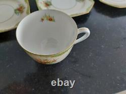Noritake Tea Set 1940's 6 cups, saucers and plates As new