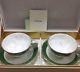 Noritake Tokyo DIsneyland Club 33 Exclusive Tea Cup & Saucer SET White Green