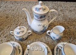 Noritake Versatone Bleufleur Vintage Tea Set 23 Pieces