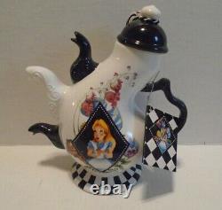 Official Disney Parks Alice In Wonderland Coffee Mug Mad Hatter Tea Cup Set of 5