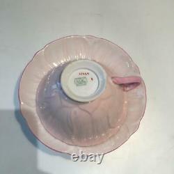 One Shelley Maytime Rare Oleander Pink Chintz Tea Cup & Saucer Set C34