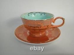 POLS POTTEN Multicolour Ceramic Glazed Grandpa Tea Set Of 4 NEW RRP120
