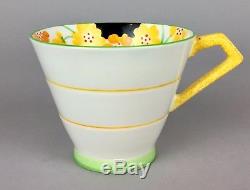 Paragon- Crocus Art Deco Bone China Tea Coffee Cup Can Saucer Set Service 766514