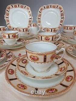 Paragon Teasets pattern N° 5844 from 1920 hand-painted
