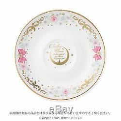 Premium Bandai Sailor Moon Noritake Collaboration Tea Cup saucer set japan F/S