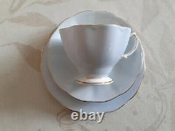 Prince albert tea set- cup saucer side plate 12 pieces 2 sets various colours