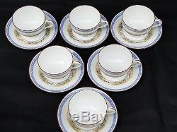 Puiforcat Limoges French Porcelain Kan Sou Tea Cup & Saucer Set x 6-12 pcs New