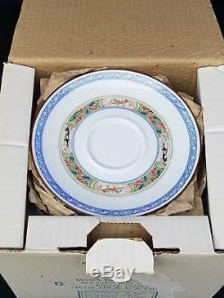 Puiforcat Limoges French Porcelain Kan Sou Tea Cup & Saucer Set x 6-12 pcs New
