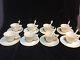 RARE Set Of 8+ Vintage Chinese Carved Jade Tea Cups, Saucers, Dragon Spoons