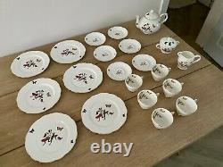 RRP £593 Ali Miller'Growing' 15 Piece Fine Bone China Tea Set Nature Garden