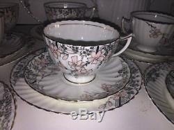 Radfords Fenton Teacup Saucer Plate Coffee Pot Latona/pink Flowers Set And More