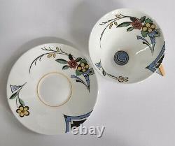 Rare Shelley Art Deco 11774 Pattern Teacup & Saucer Set