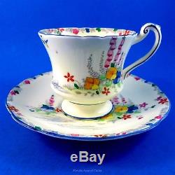 Rare Star Mark Hand Painted Foxglove Paragon Tea Cup and Saucer Set