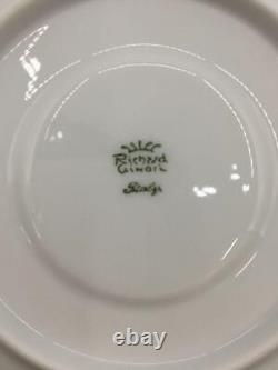 Richard Ginori Anticoeden Tea Cup Saucer Set of 5 Porcelain Very good condition