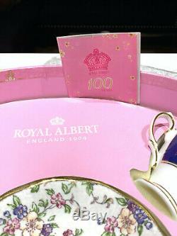 Royal Albert 100 YEARS 1900-1940 5-PIECE TEACUP & SAUCERS SET New Sealed Box