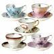 Royal Albert 100 Years 1950 to 1990 10-Piece Tea Cup and Saucer Set NEW IN BOX