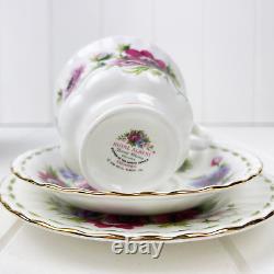 Royal Albert Flower of the Month March Anemones Trio