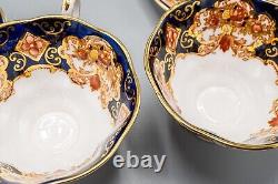 Royal Albert Heirloom Avon Tea Cup & Saucers Set of 3 FREE USA SHIPPING