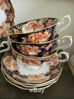 Royal Albert Heirloom England Porcelain Set Of 6 Tea Cup And Saucer