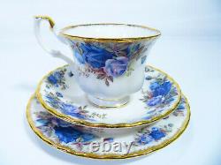 Royal Albert Moonlight Rose 5 Tea Cups 6 Saucers & Side Plates Trio Sets