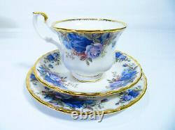 Royal Albert Moonlight Rose 5 Tea Cups 6 Saucers & Side Plates Trio Sets
