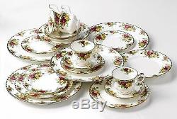 Royal Albert Old Country Roses 20 Piece Dinner Set Service Plates Tea Cups