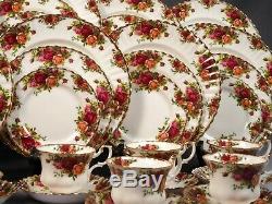 Royal Albert Old Country Roses Bone China Dinner Set for 12 Cup Saucer Tea