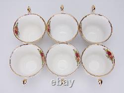 Royal Albert Old Country Roses China Tea Set for 6 / 22pc Inc. Trios & Teapot