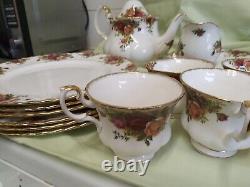 Royal Albert Old Country Roses tea set