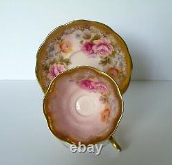 Royal Albert PORTRAIT SERIES Pink Floral Tea Cup & Saucer Set