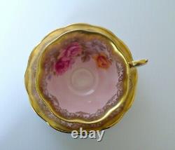 Royal Albert PORTRAIT SERIES Pink Floral Tea Cup & Saucer Set
