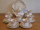Royal Albert Porcelain Dimity Rose Tea Service Set Teapot 5 Tea Cup Trio & More