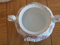 Royal Albert Porcelain Dimity Rose Tea Service Set Teapot 5 Tea Cup Trio & More
