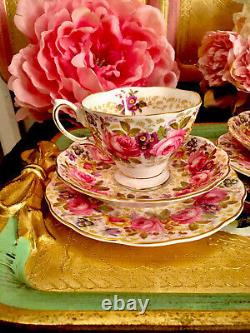 Royal Albert Serena Tea Cup Saucer Dessert Plate Trio Tea Set 1st Quality 14item