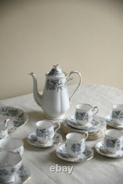 Royal Albert Silver Maple Coffee and Tea Set