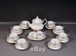 Royal Albert Val D'Or Coffee Tea Set Plates Platter Cup Saucer Teapot Sugar