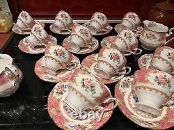 Royal Albert lady Carlyle coffee / tea set for 12