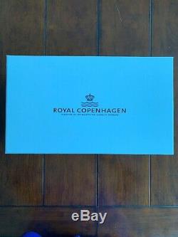 Royal Copenhagen Blue Fluted Full Lace Tea Cup & Saucer SET of 2
