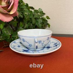Royal Copenhagen Blue Fluted Tea Cup & Saucer 190ml C & S Tableware No Box st01