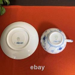 Royal Copenhagen Blue Fluted Tea Cup & Saucer 190ml C & S Tableware No Box st01
