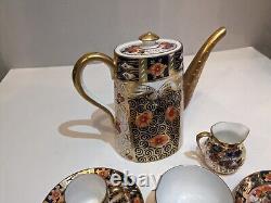 Royal Crown Derby/Davenport 2614 miniature tea set