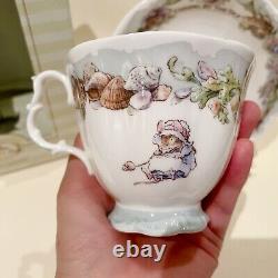 Royal Doulton Brambly Hedge Dinning By The Sea Teacup Set Super Rare