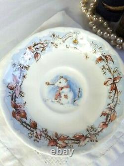 Royal Doulton Brambly Hedge Four Seasons TEA CUP and SAUCER SET 8 Pieces Coffee
