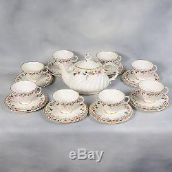 Royal Doulton Canterbury Tea Set Pattern #h4965 5 Cup Teapot & 8 Trios