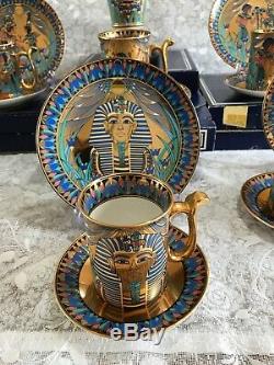 Royal Worcester Legends & Wonders Of The Nile Egyptian Collection Set