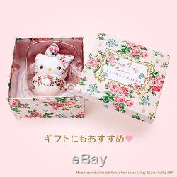 SANRIO Hello Kitty meets LAURA ASHLEY Mascot & Tea cup set Kawaii Cute NEW F/S
