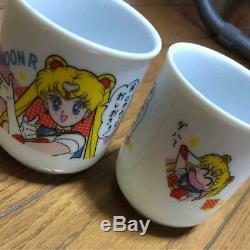 Sailor Moon Cup Set Mug 2 teacup 2 Usagi Tsukino Japan Animation kawaii F/S