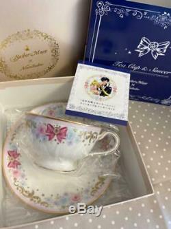 Sailor Moon x Noritake Collaboration Tea Cup Saucer Set BANDAI Japan Anime Rare