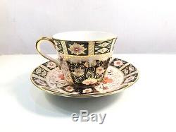 Set Of 4 Royal Crown Derby Traditional Imari 2451 Tea Cups Saucers 1st Quality