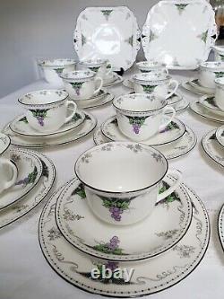 Shelley bone china part tea service pattern N° 11429